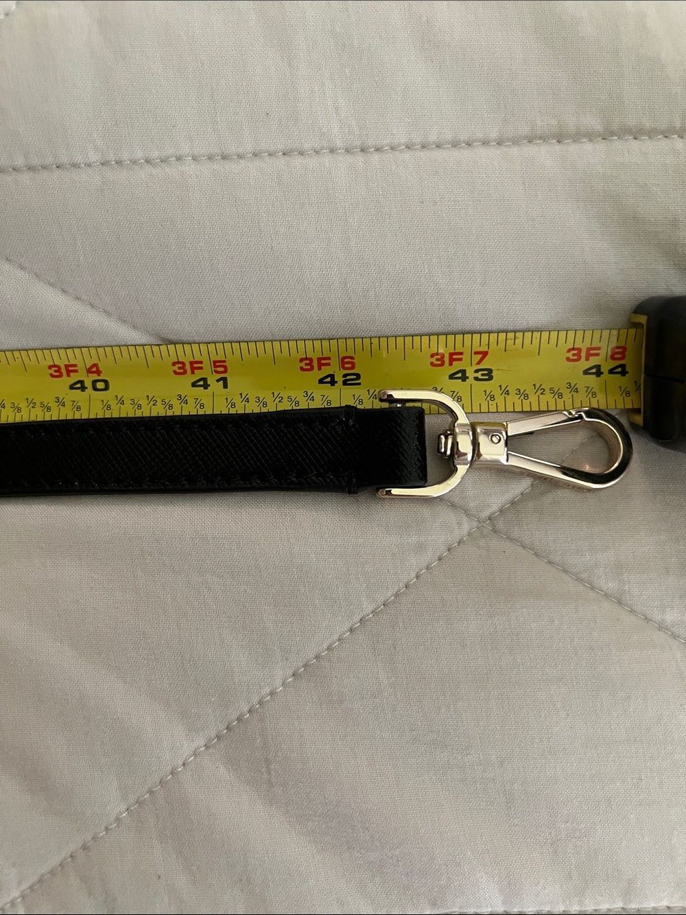 Kate Spade Black Saffiano Leather Gold Hardware Replacement Strap Authentic - Picture 11 of 16